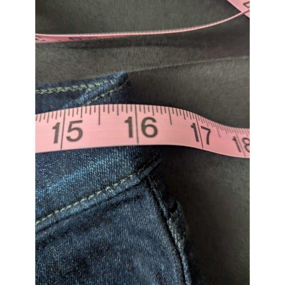 Lee Jeans Womens 12P Petite Blue Blue Relaxed Fit Straight Leg High Rise Denim - Picture 9 of 13